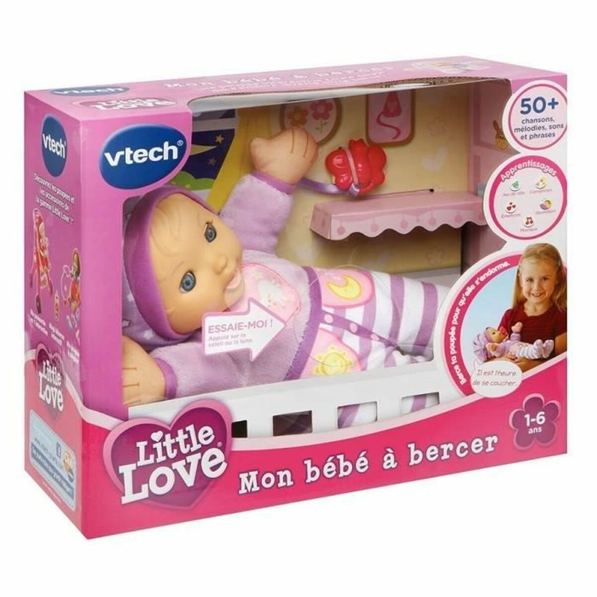 Baby doll Vtech Mon bebe a bercer - Little Baby Shop