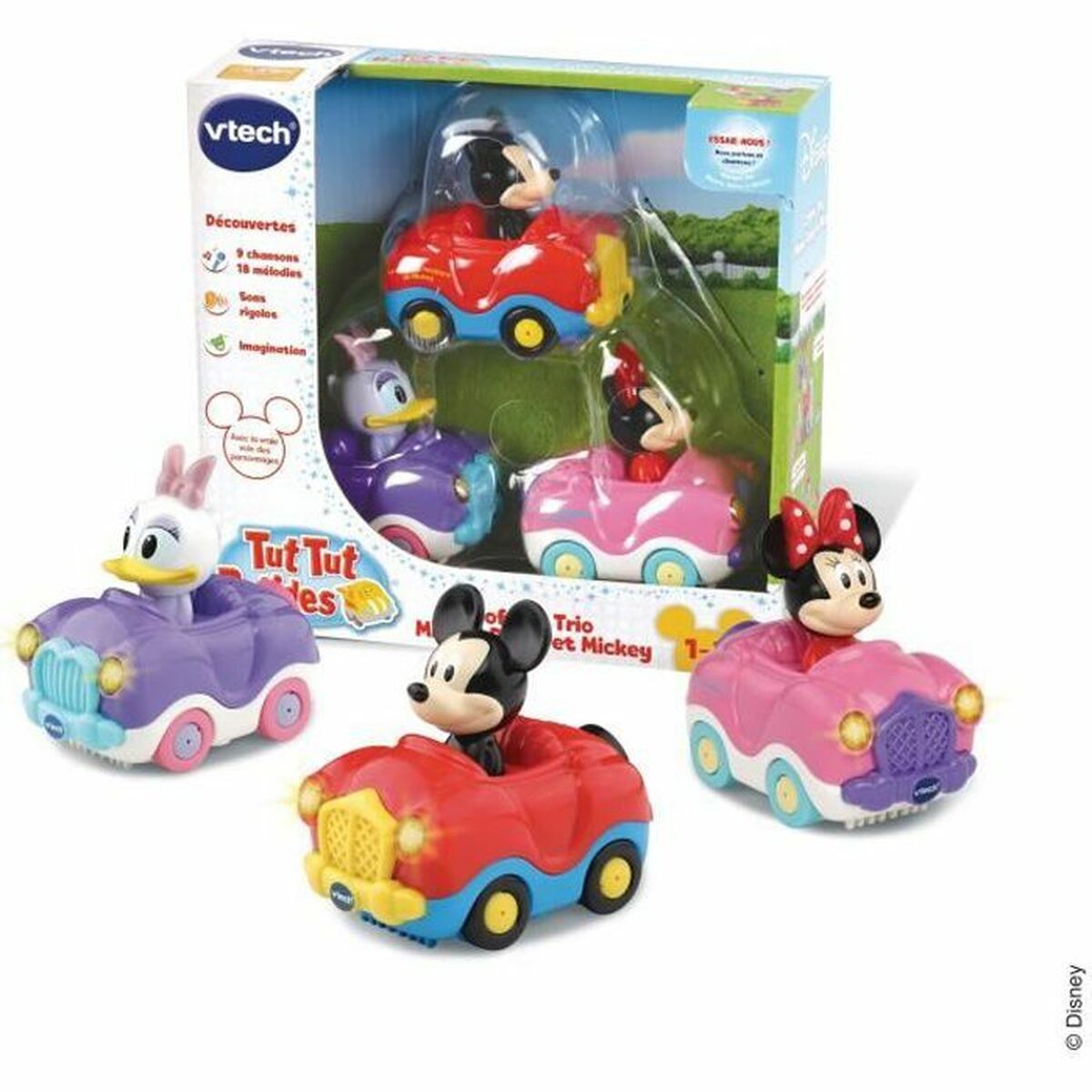 Vehicle Vtech Minnie / Mickey Trio Box - Little Baby Shop