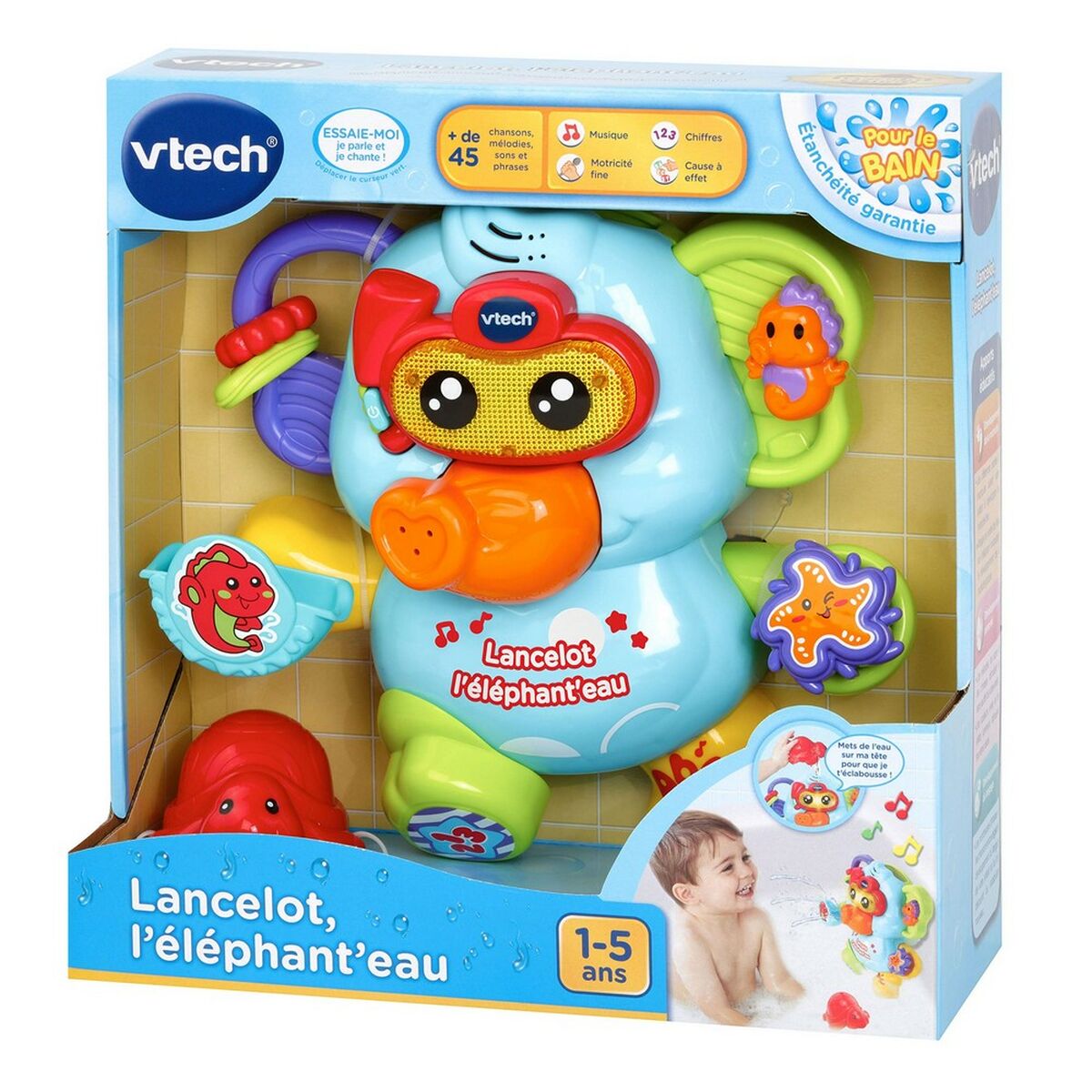 Baby toy Vtech Baby Lancelot, the Elephant'eau - Little Baby Shop