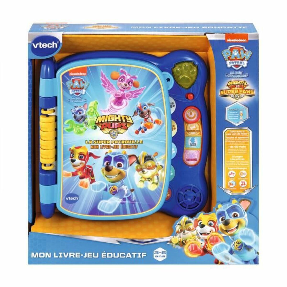 Book Vtech Paw Patrol  My educational game book (FR) - Little Baby Shop