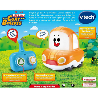 Remote-Controlled Car Vtech   Orange Multicolour - Little Baby Shop