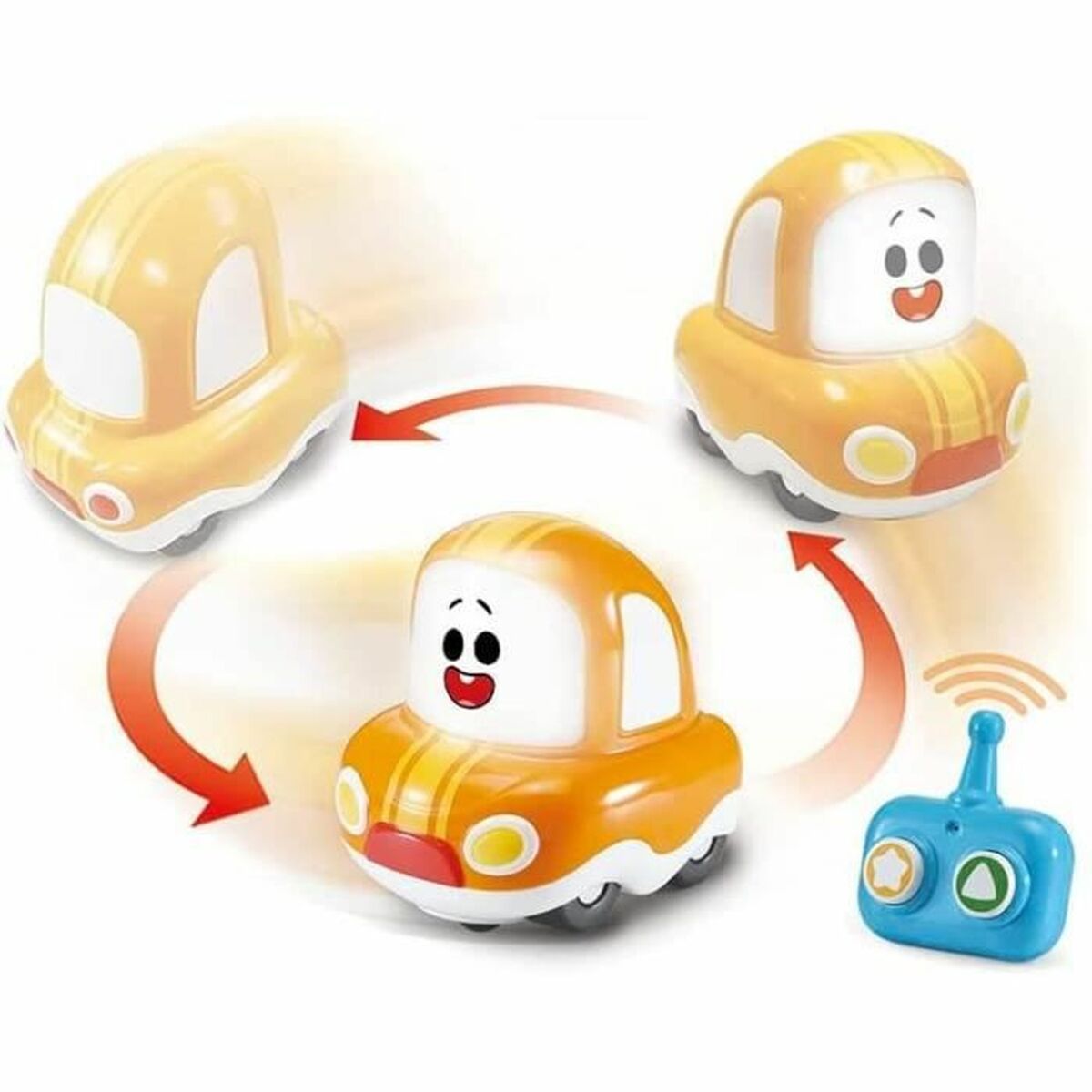 Remote-Controlled Car Vtech   Orange Multicolour - Little Baby Shop