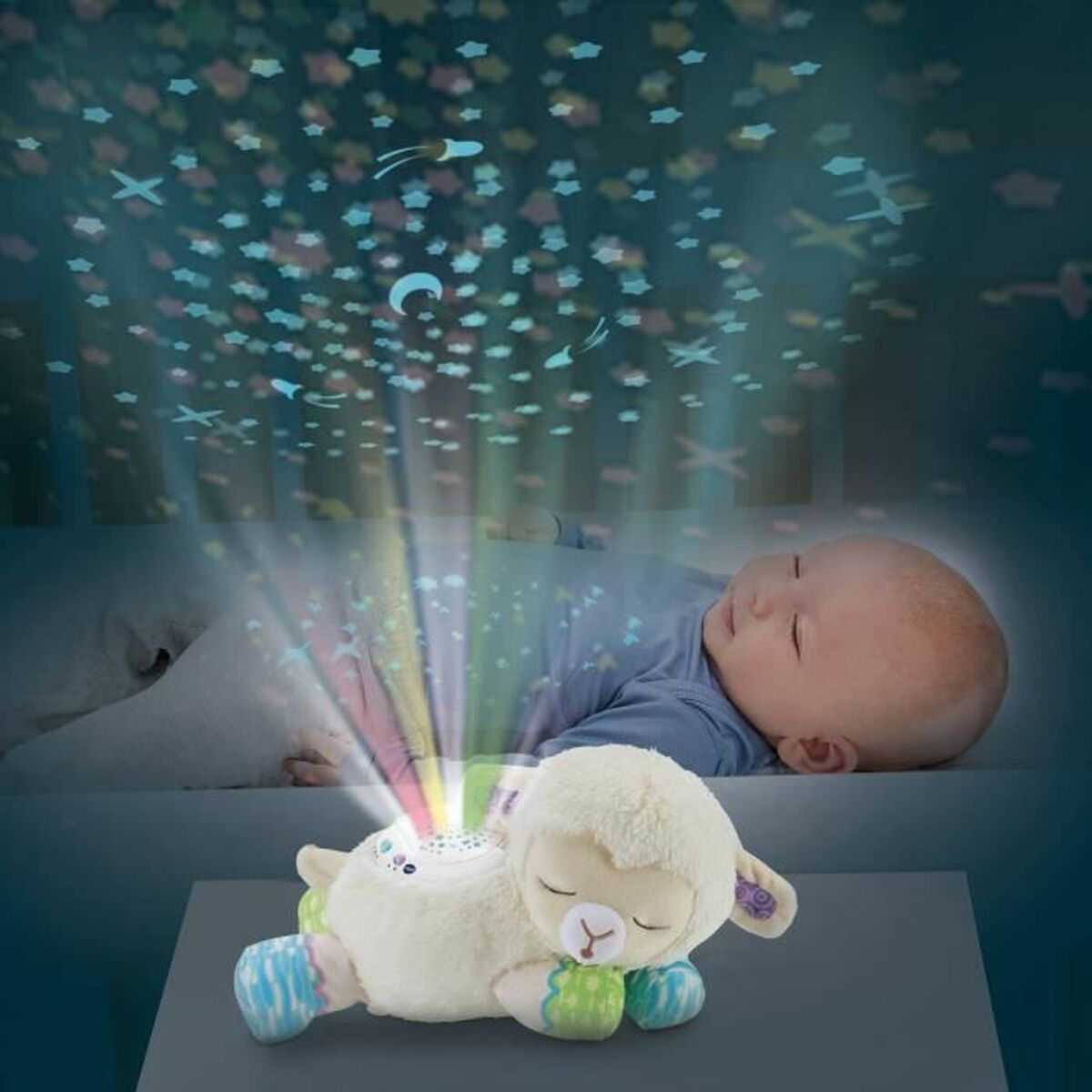 Lamp Projector Vtech Baby Starry Night 3-in-1 White - Little Baby Shop
