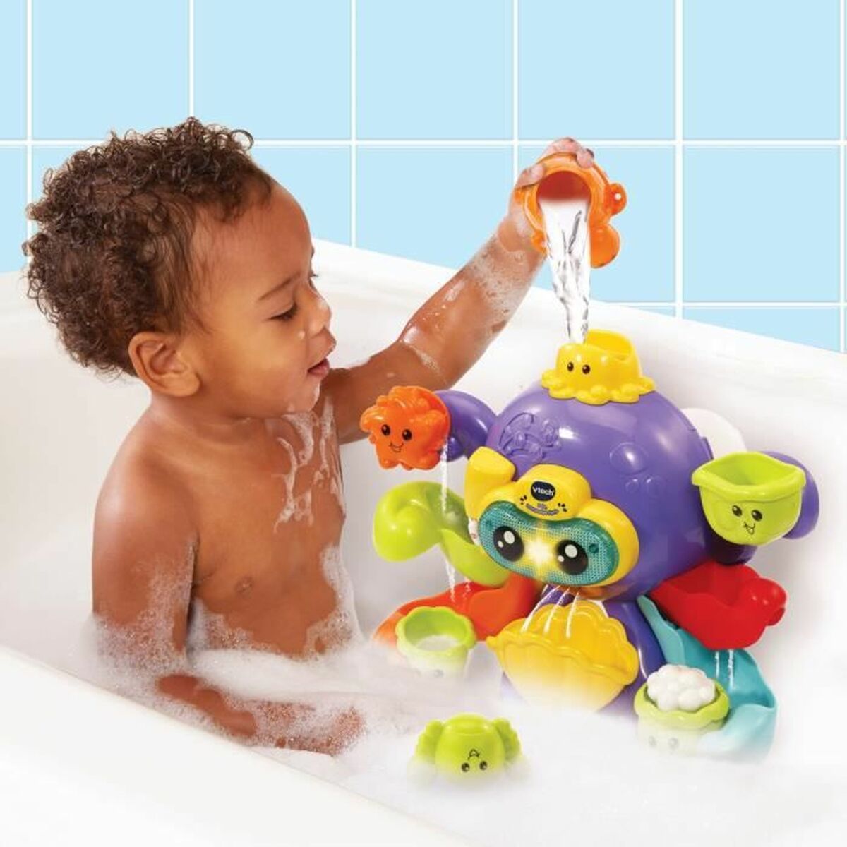 Bath Toy Vtech Baby Polo, My Funny Octopus underwater - Little Baby Shop