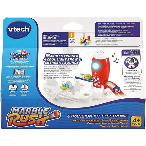 Marbles set Vtech Marble Rush - Expansion Kit Electronic - Raket Circuit Track with Ramps 3 Pieces + 4 Years - Little Baby Shop