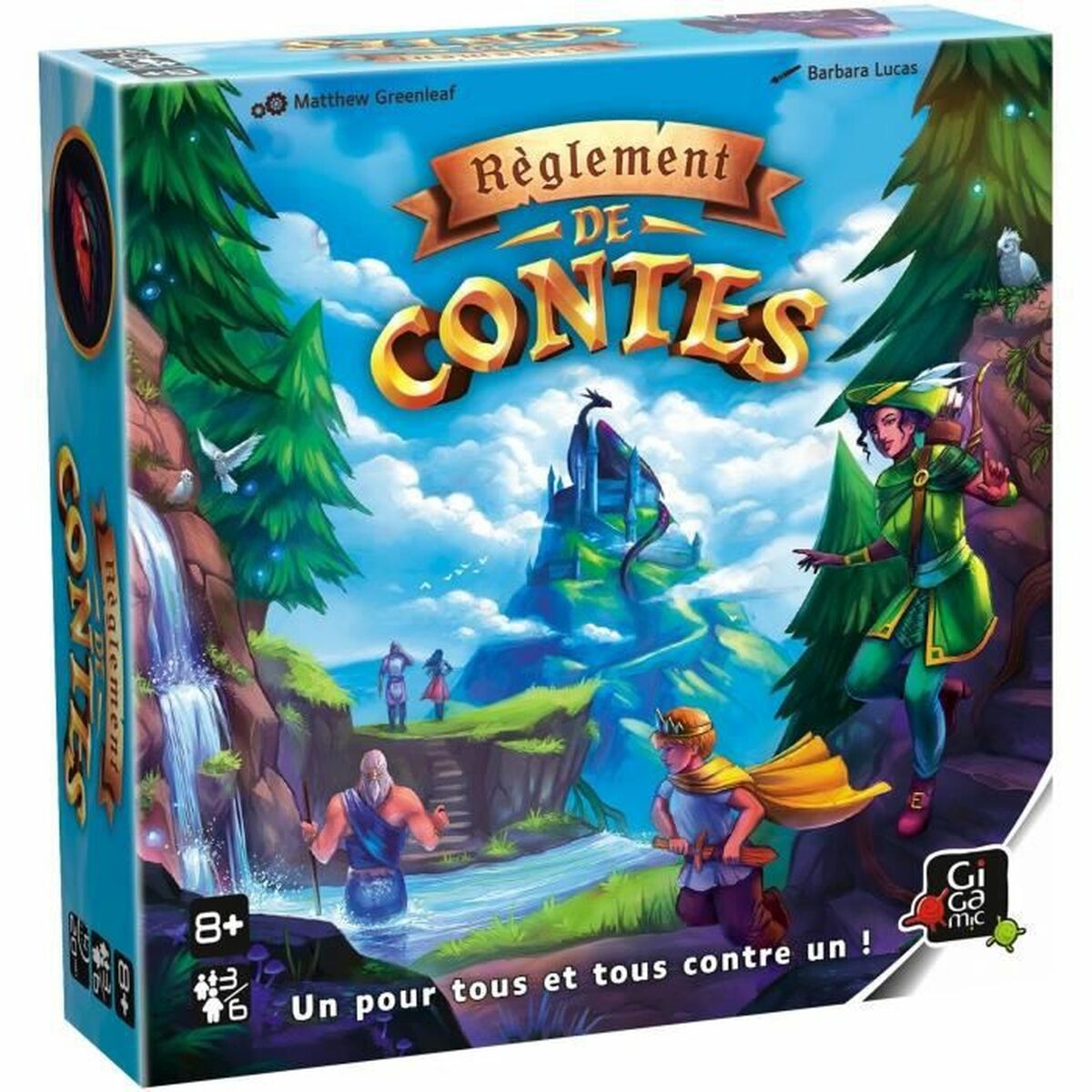 Board game Gigamic REGLEMENT DE CONTES (FR) - Little Baby Shop