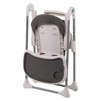 Highchair Nania Grey Leatherette - Little Baby Shop