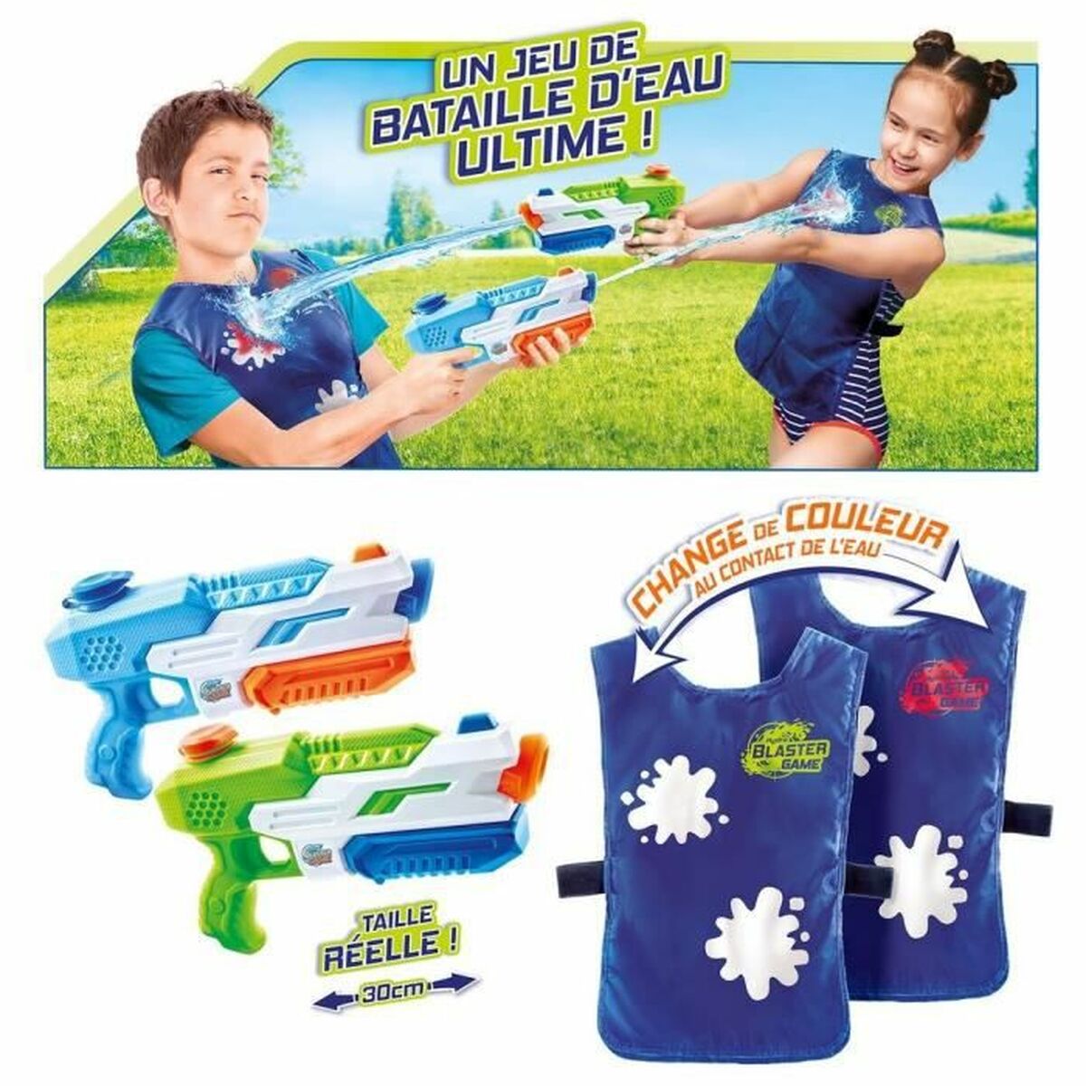 Water Pistol with Tank Canal Toys Water Game (FR) - Little Baby Shop