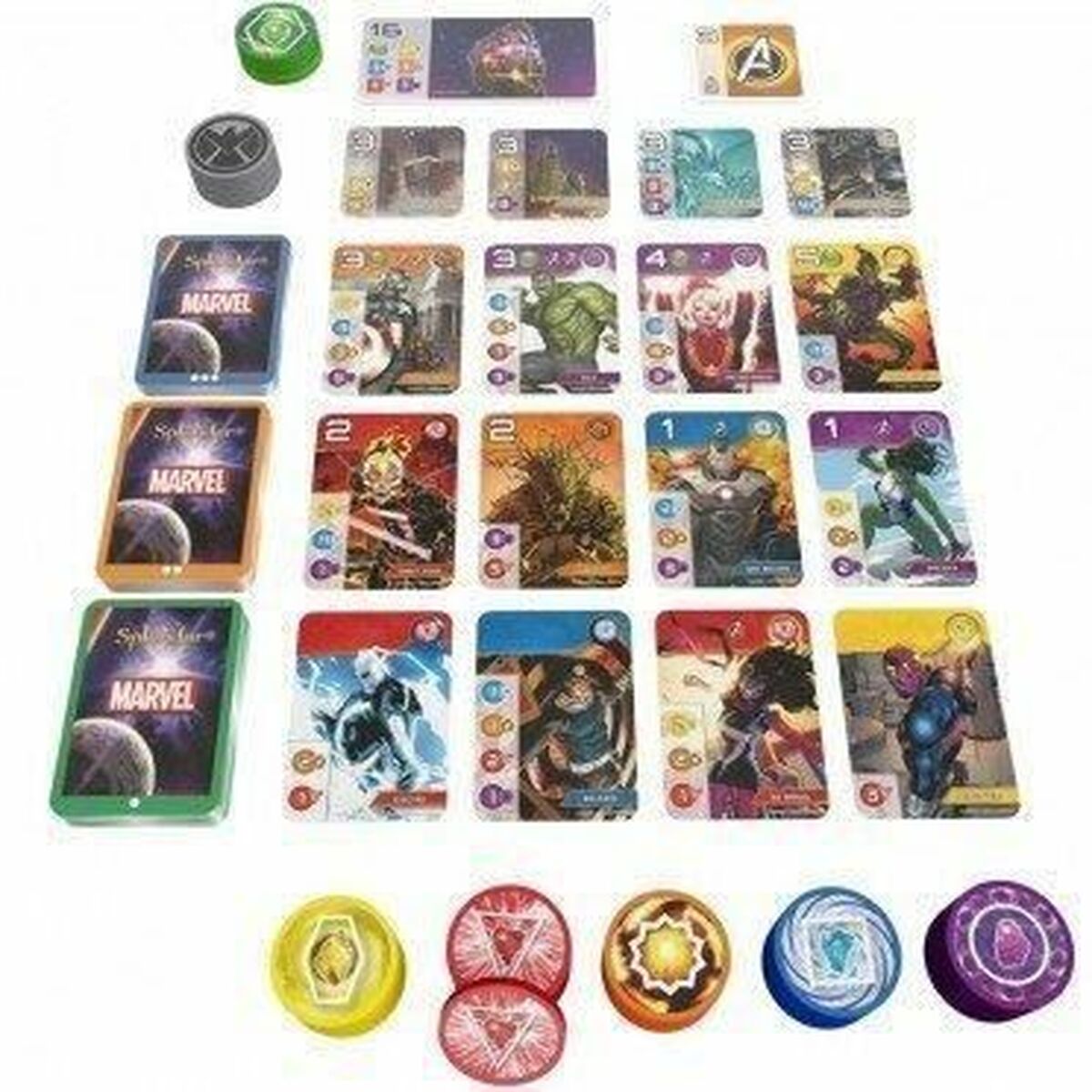 Board game Asmodee Splendor Marvel (FR) - Little Baby Shop