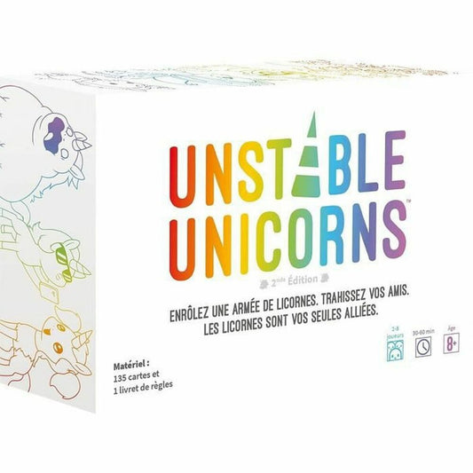 Board game Asmodee Unstable Unicorns (FR) - Little Baby Shop