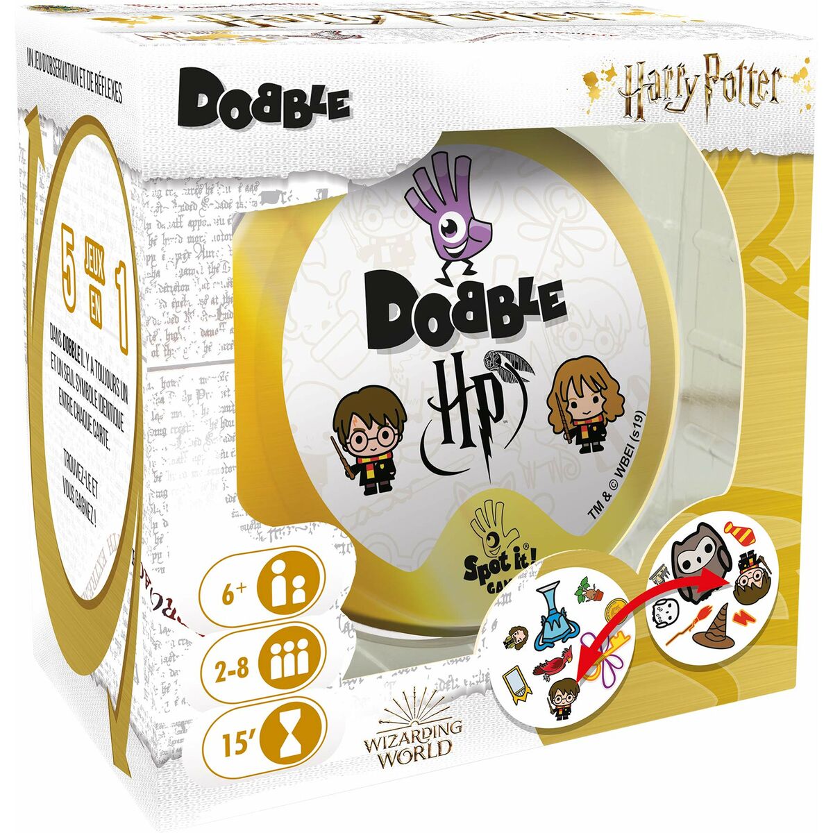 Board game Asmodee Dobble Harry Potter (FR) - Little Baby Shop