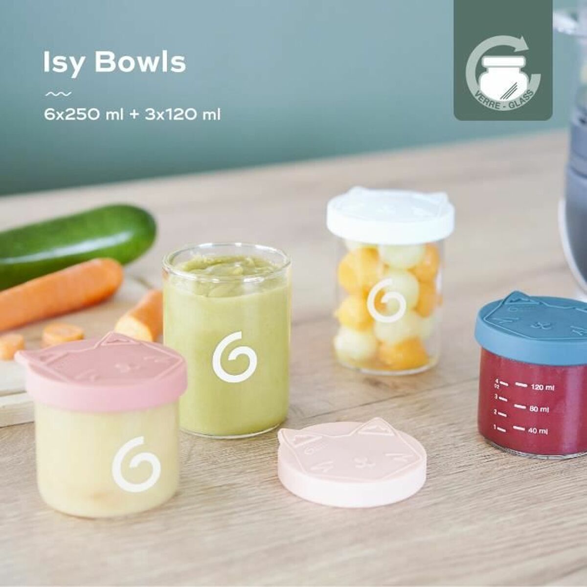 Set of Bowls for Baby Food Babymoov - Little Baby Shop