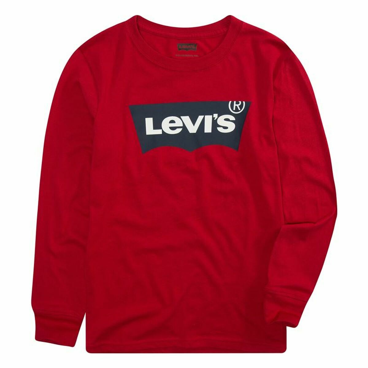 Children’s Long Sleeve T-shirt Levi's Batwing  Red - Little Baby Shop