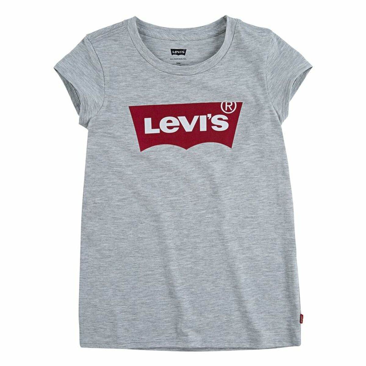 Child's Short Sleeve T-Shirt Levi's Batwing Light grey - Little Baby Shop