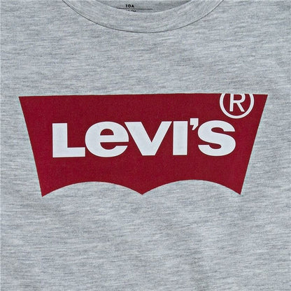 Child's Short Sleeve T-Shirt Levi's Batwing Light grey - Little Baby Shop