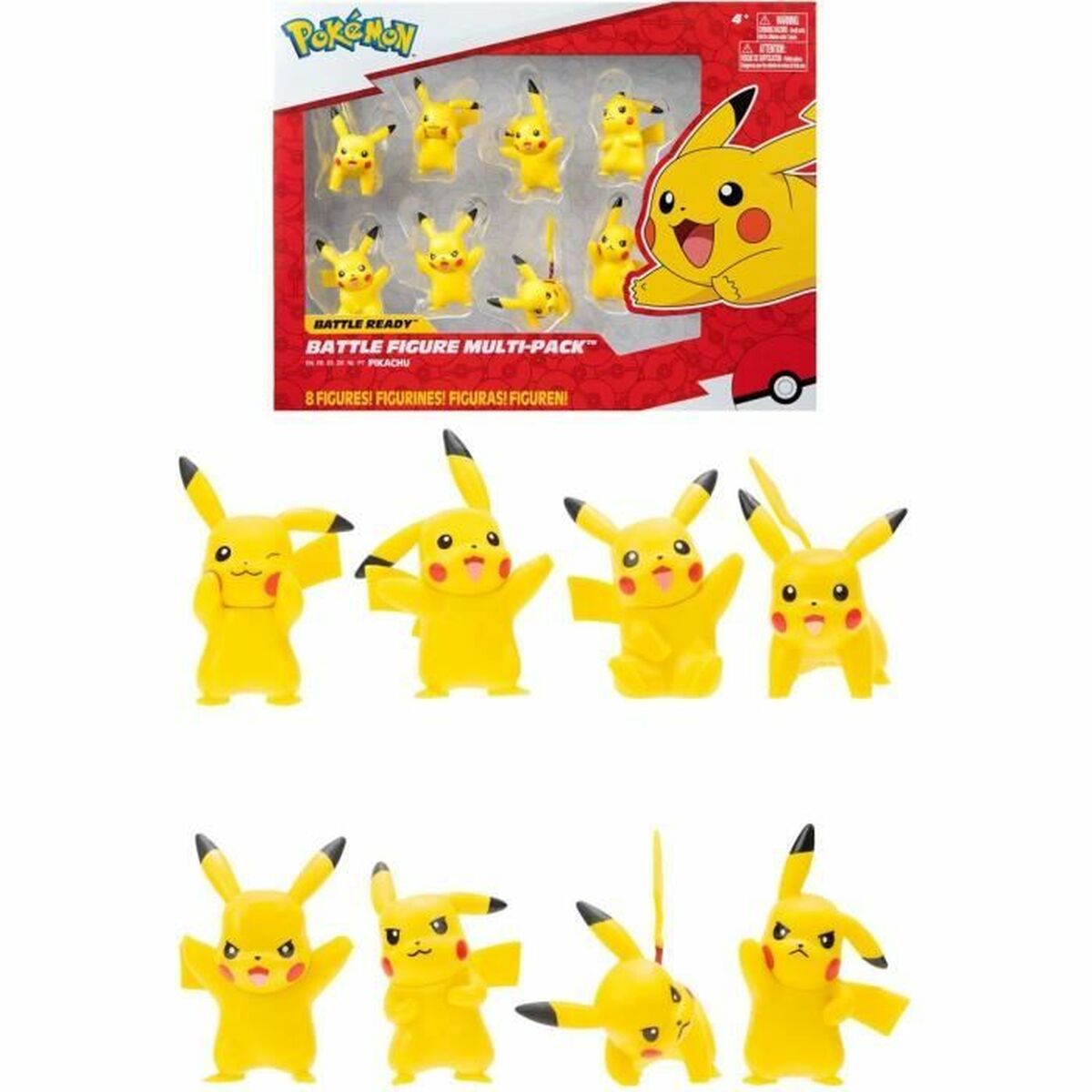 Set of Figures Pokémon Battle Ready! Pikachu - Little Baby Shop