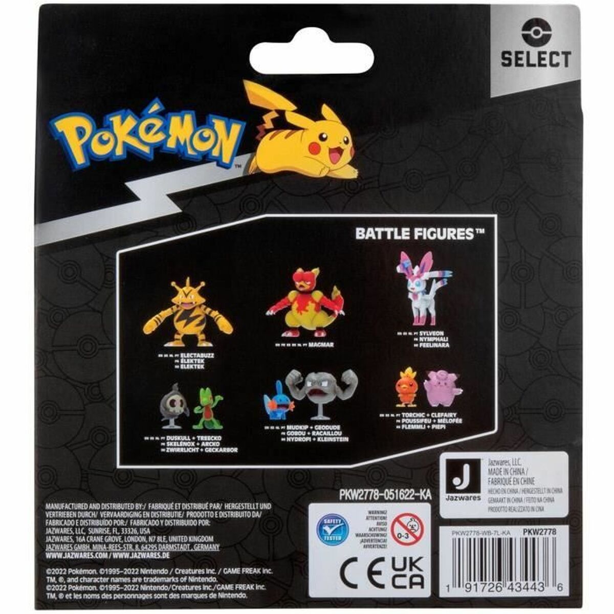 Set of Figures Pokémon Evolution Multi-Pack: Pikachu - Little Baby Shop