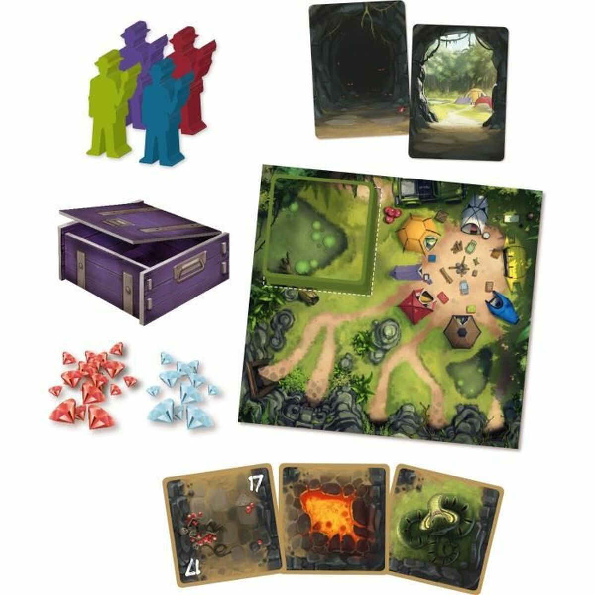 Board game Iello Diamond (FR) Multicolour (1 Piece) - Little Baby Shop
