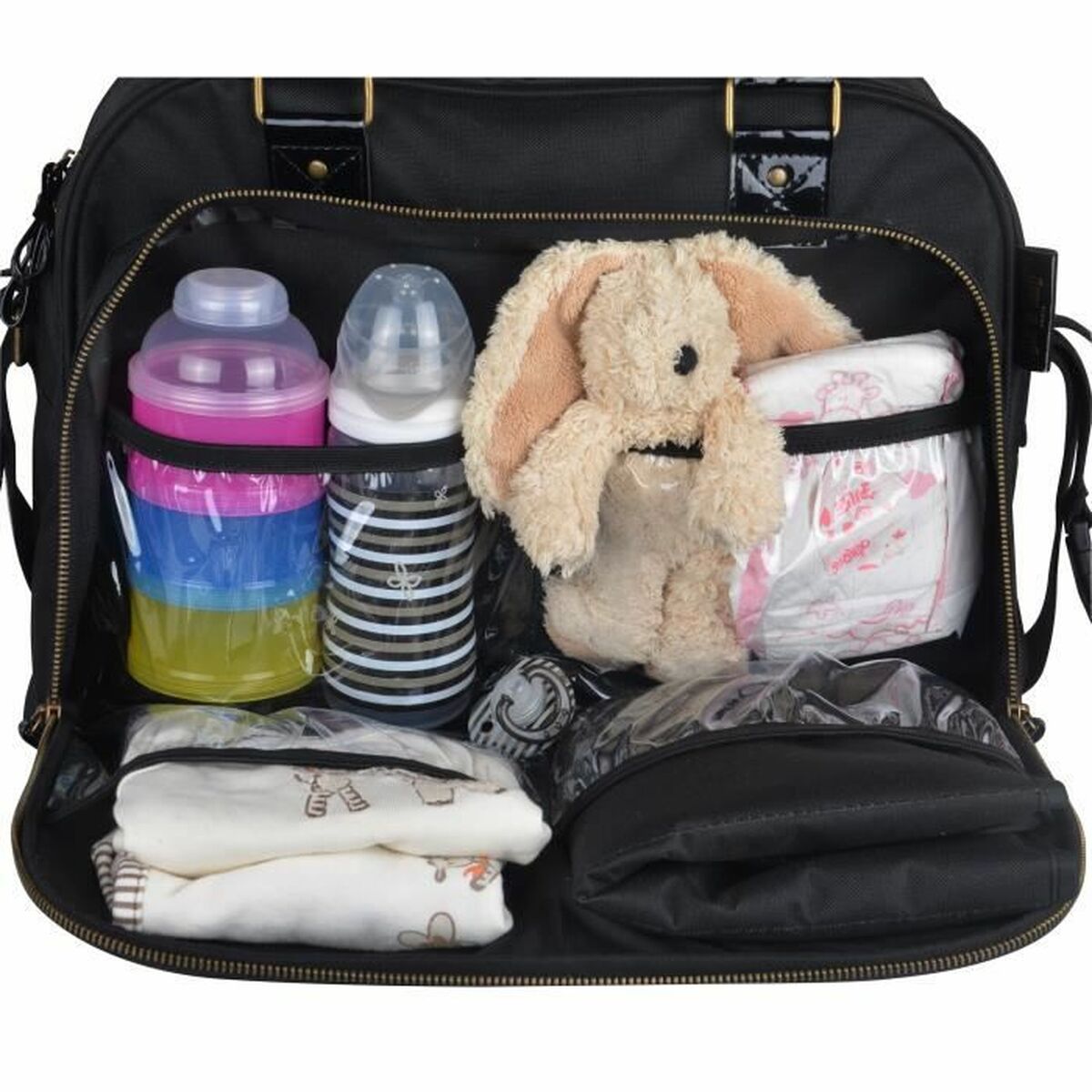 Diaper Changing Bag Baby on Board 216611_017 Black - Little Baby Shop