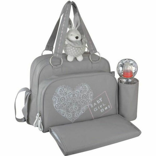 Diaper Changing Bag Baby on Board Baby girl Grey - Little Baby Shop