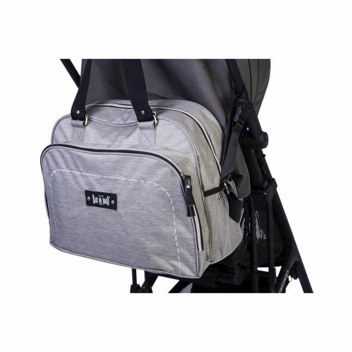 Diaper Changing Bag Baby on Board Simply Sushi Black Grey - Little Baby Shop