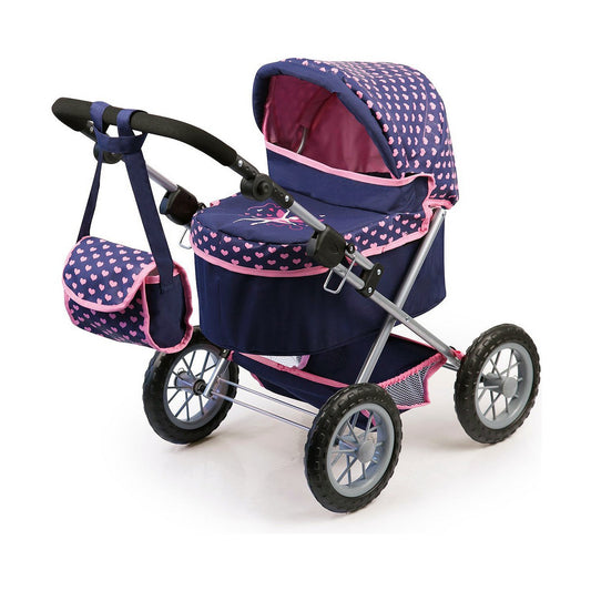 Doll Stroller Reig Trendy Royal Special Version Blue Pink 45 cm - Little Baby Shop