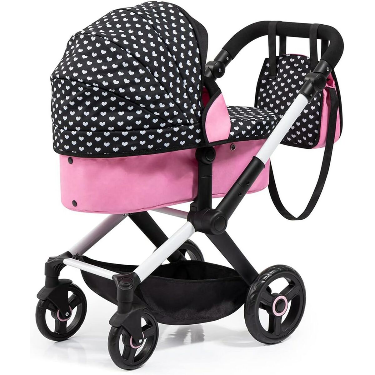 Doll Stroller Bayer Design Pink 58-71 cm - Little Baby Shop