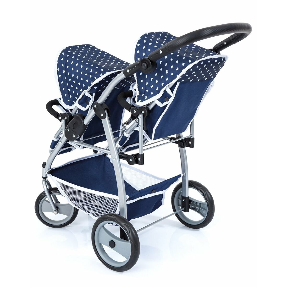 Doll Stroller Reig Tandem Blue 73 x 63 x 46 cm - Little Baby Shop