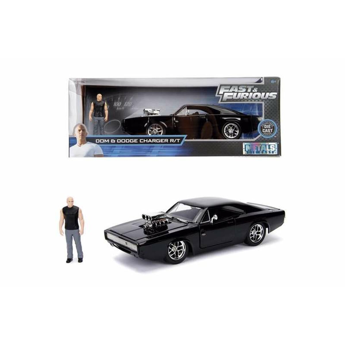 Playset Fast & Furious Dodge Toreto 2 Pieces - Little Baby Shop