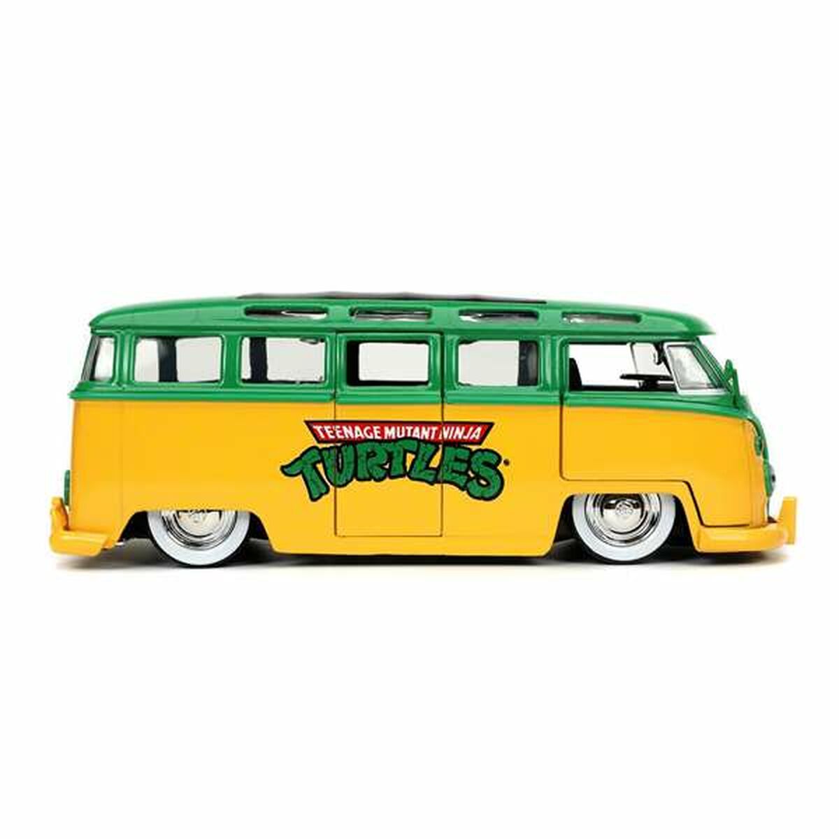 Playset Teenage Mutant Ninja Turtles Leonardo & 1962 Volkswagen Bus 2 Pieces - Little Baby Shop