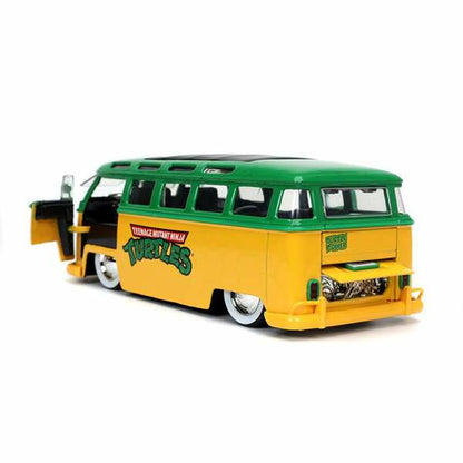 Playset Teenage Mutant Ninja Turtles Leonardo & 1962 Volkswagen Bus 2 Pieces - Little Baby Shop