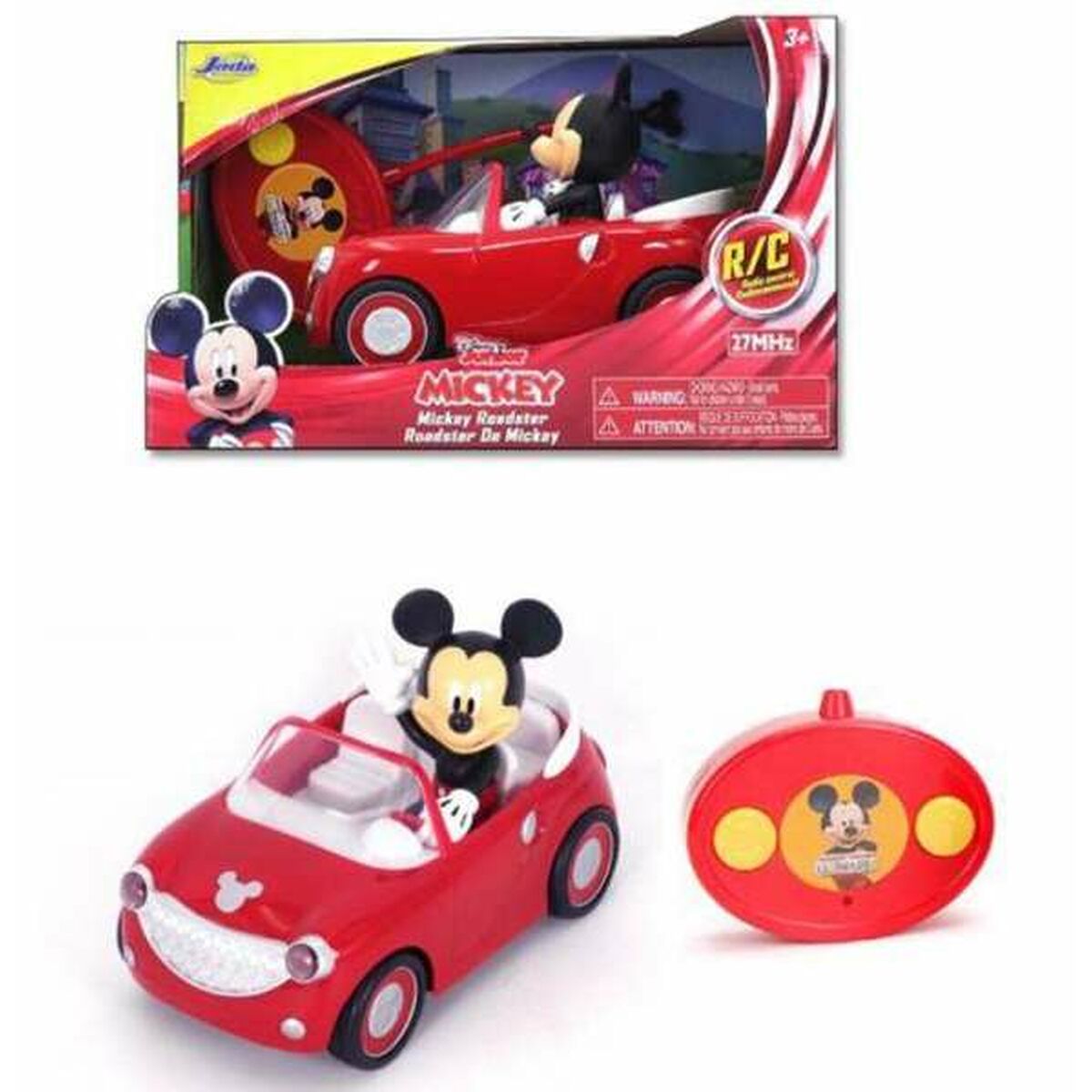 Remote-Controlled Car Mickey Mouse Roadster 27 MHz - Little Baby Shop