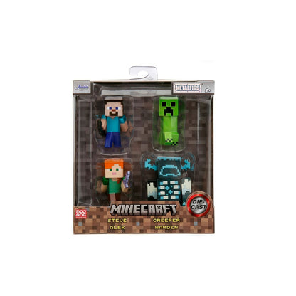 Set of Figures Minecraft 7 cm 4 Pieces - Little Baby Shop