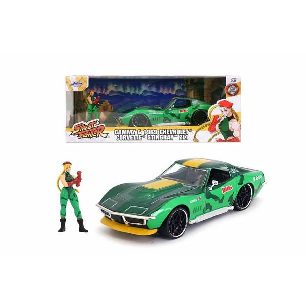 Car Street Fighter Cammy 1969 Chevrolet Corvette Stingray Zl1 - Little Baby Shop