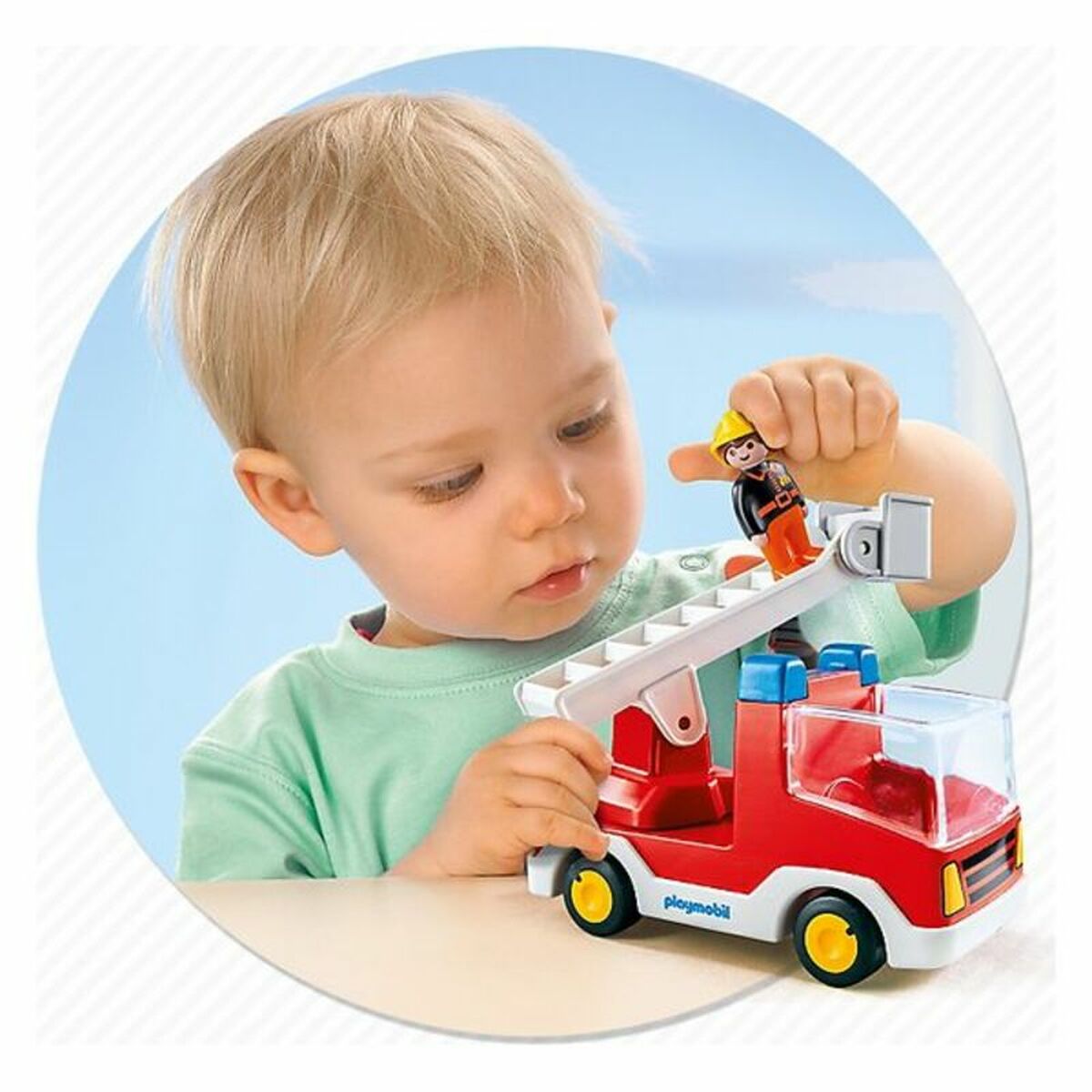 Playset 1.2.3 Fire Truck Playmobil 6967 - Little Baby Shop