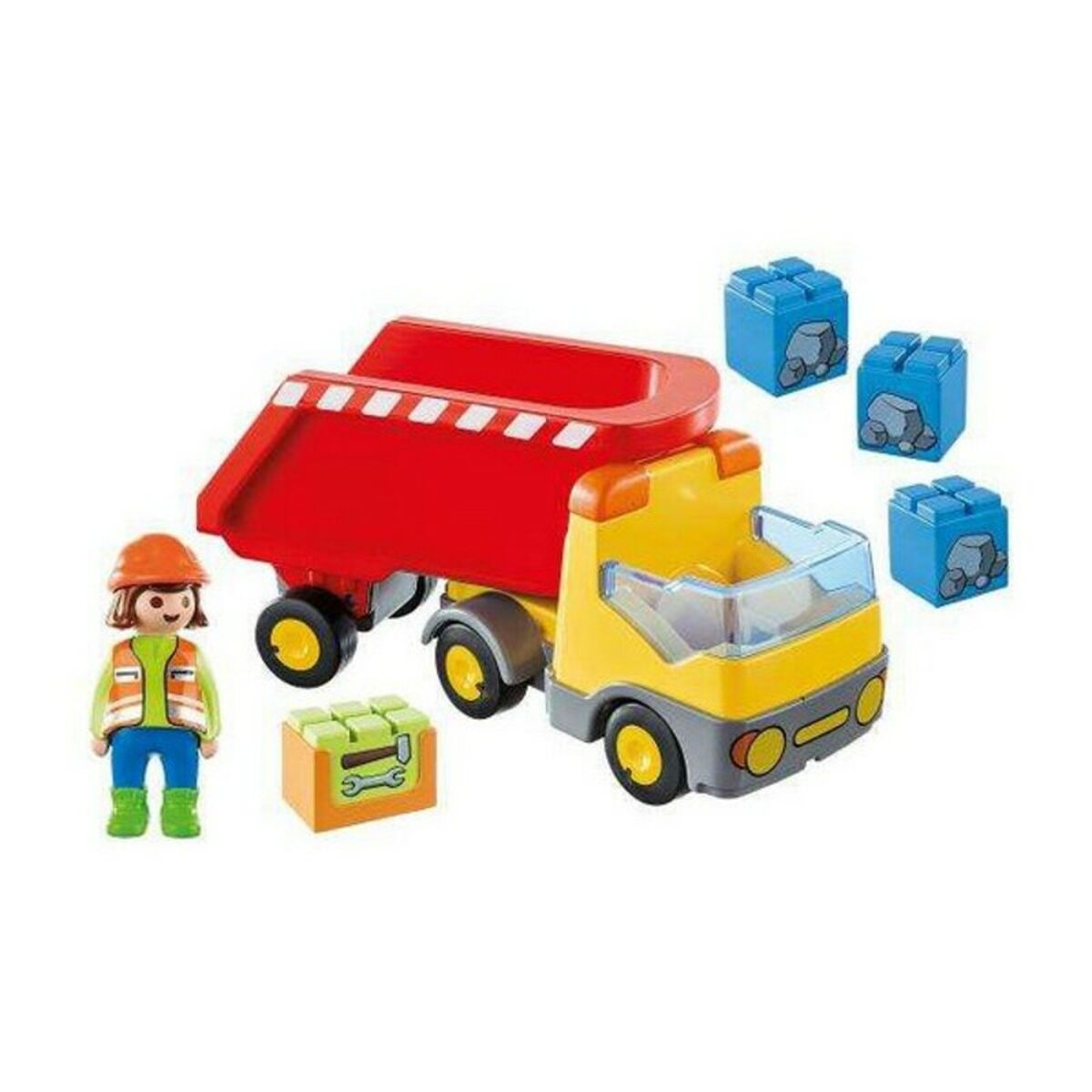 Playset 1.2.3 Construction Playmobil 70126 (6 pcs) - Little Baby Shop