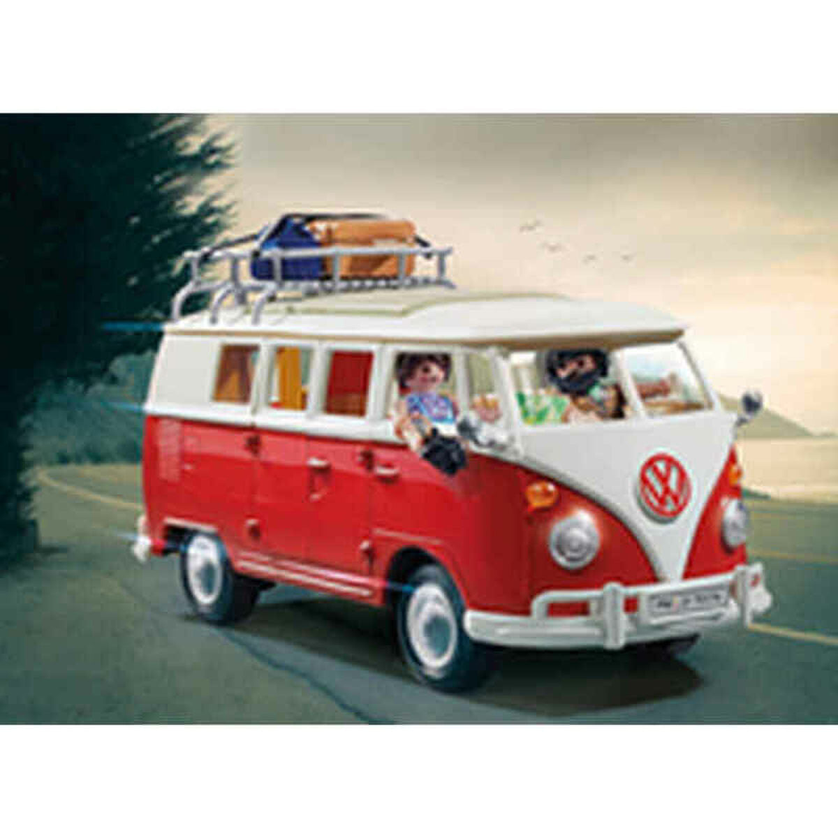 Vehicle Playset Playmobil 70176 Volkswagen T1 Bus Red - Little Baby Shop