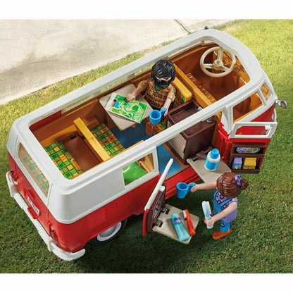 Vehicle Playset Playmobil 70176 Volkswagen T1 Bus Red - Little Baby Shop