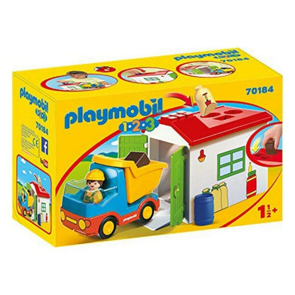 Playset 1.2.3 Garage Truck Playmobil 70184 - Little Baby Shop