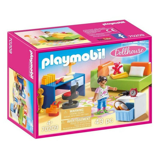 Playset Dollhouse Teenager's Room Playmobil 70209 (43 pcs) - Little Baby Shop