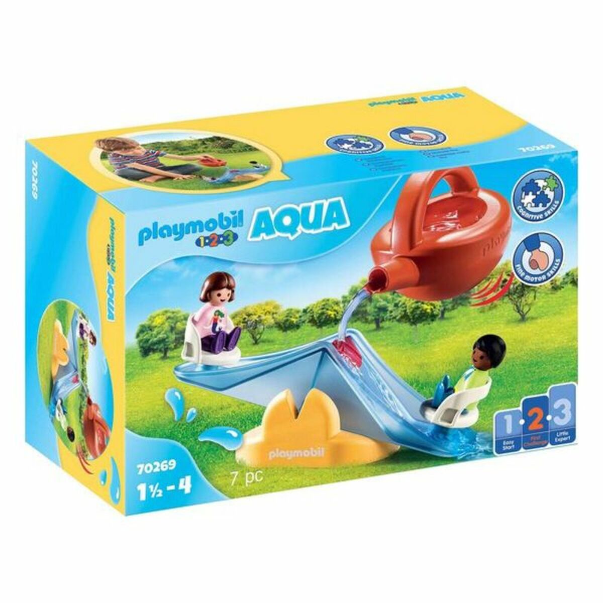 Playset 1,2,3 Water Rocker with Sprinkler Playmobil 70269 ( 7 pcs) - Little Baby Shop