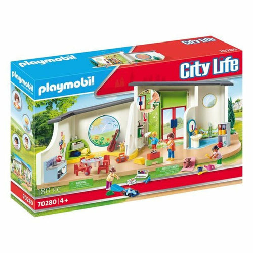 Playset City Life Rainbow Nursery Playmobil 70280 (180 pcs) - Little Baby Shop