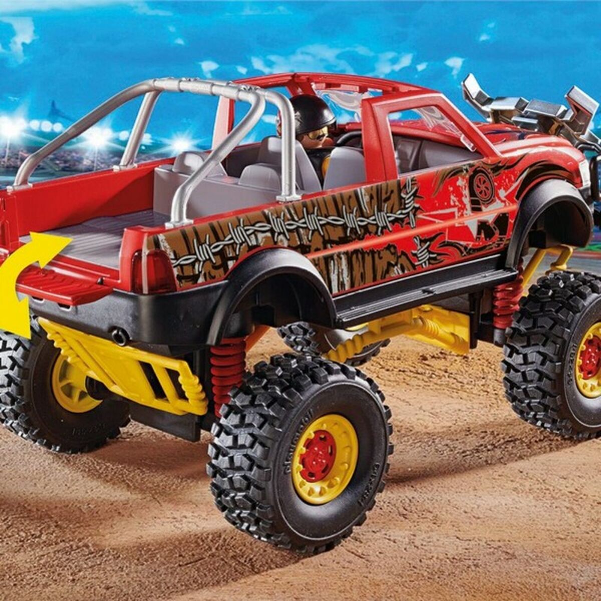 Monster Truck Horned Playmobil 70549 (57 pcs) - Little Baby Shop