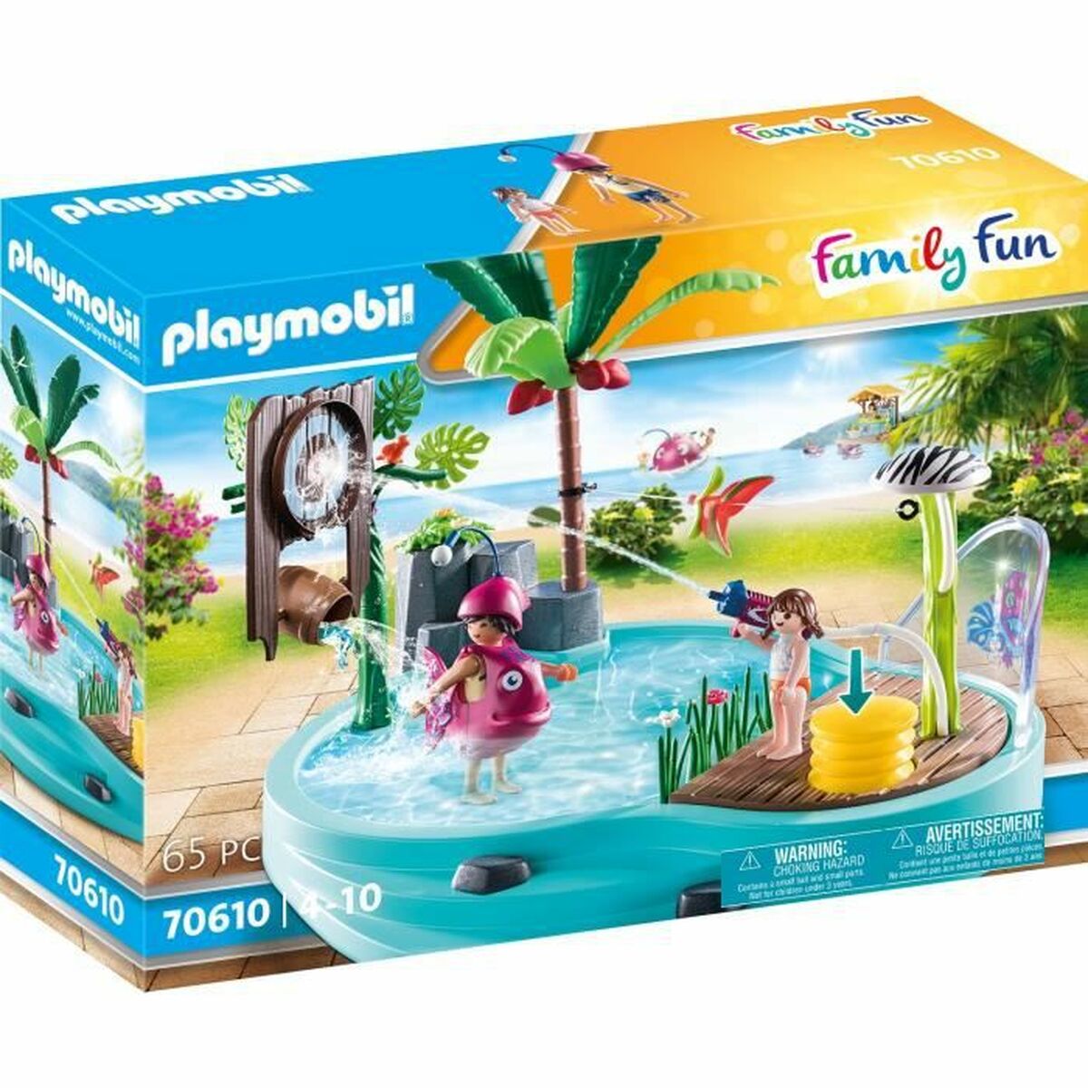 Playset Playmobil 70610 Family Fun Games Water-based activities - Little Baby Shop