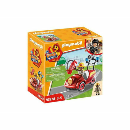 Playset Playmobil Duck on Call 70828 Car Fireman Mini (23 pcs) - Little Baby Shop