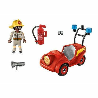 Playset Playmobil Duck on Call 70828 Car Fireman Mini (23 pcs) - Little Baby Shop