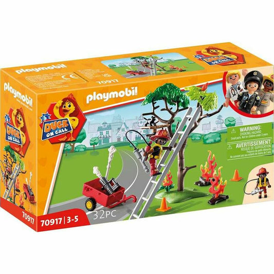 Playset Playmobil 70917 Fireman Cat 70917 (32 pcs) - Little Baby Shop