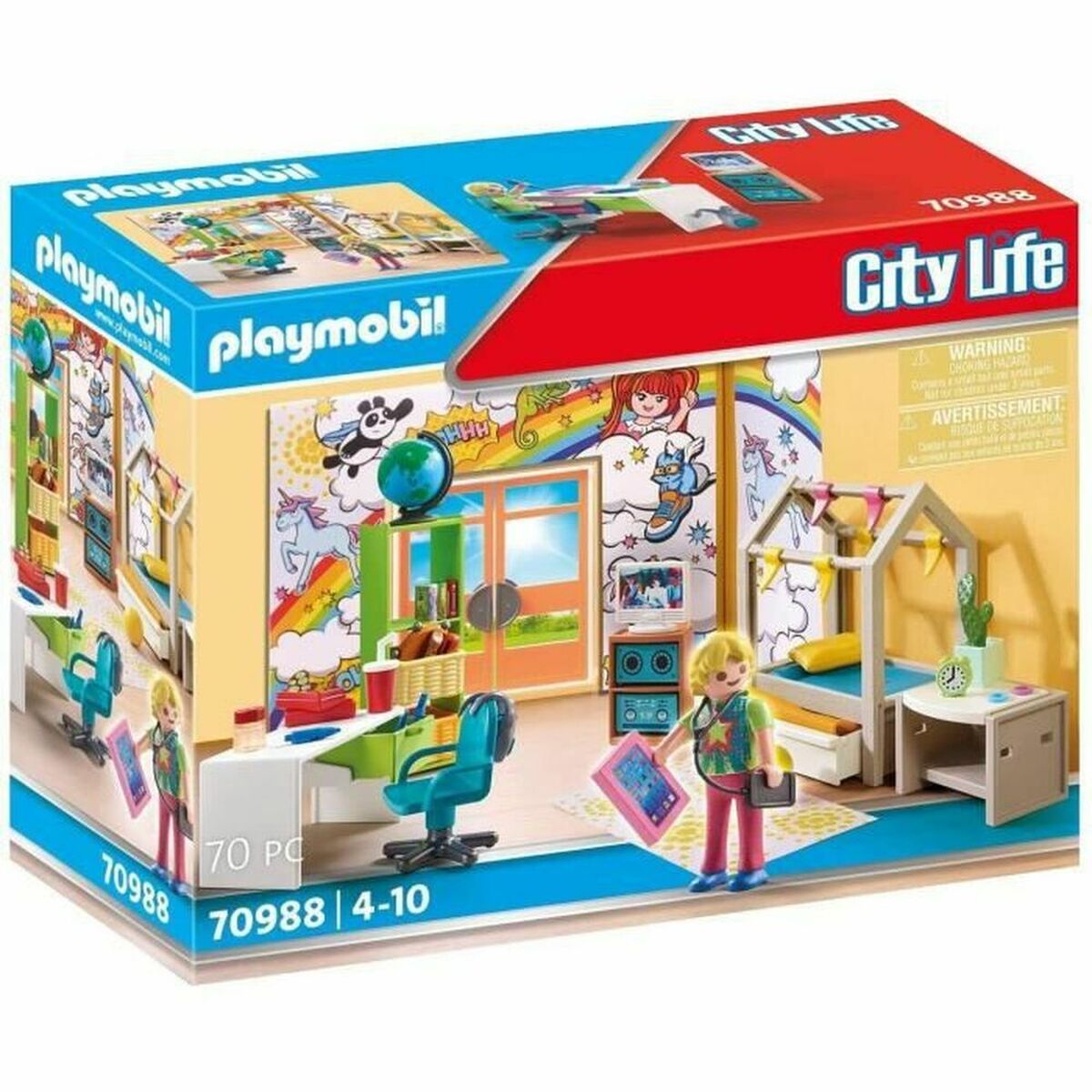 Playset Playmobil 70988 Room Adolescents - Little Baby Shop