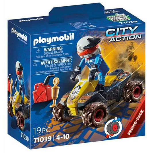 Playset Playmobil City Action Offroad Quad 19 Pieces 71039 - Little Baby Shop