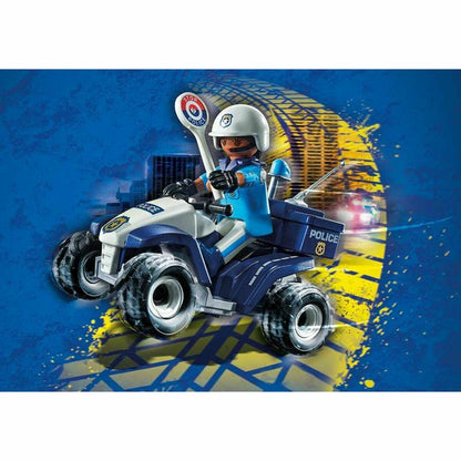 Vehicle Playset Playmobil Speed Quad City Action 71092 Police Officer (21 pcs) - Little Baby Shop